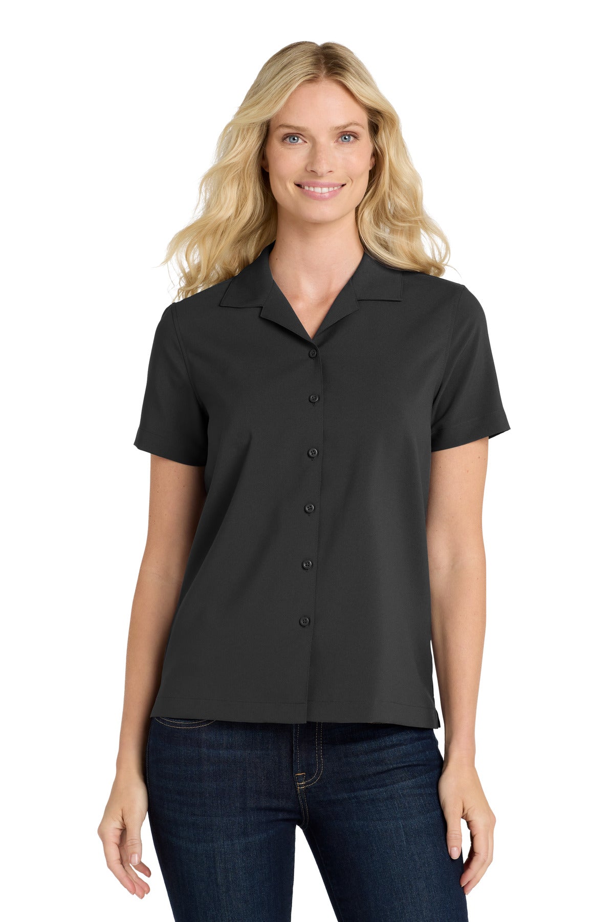 Port Authority ®  Women's Short Sleeve Performance Staff Shirt LW400 - Port Authority LW400