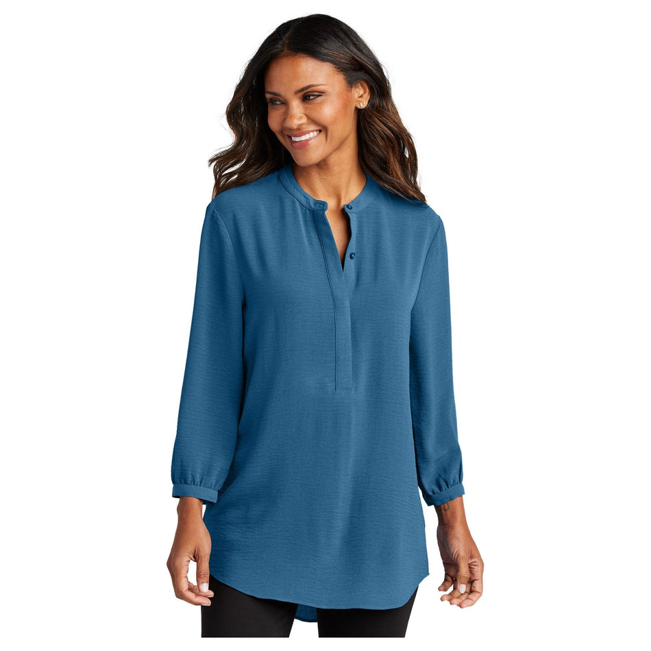 Port Authority ®  Women's 3/4-Sleeve Textured Crepe Tunic LW713 - Port Authority LW713