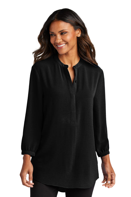 Port Authority LW713 Women's 3/4-Sleeve Textured Crepe Tunic