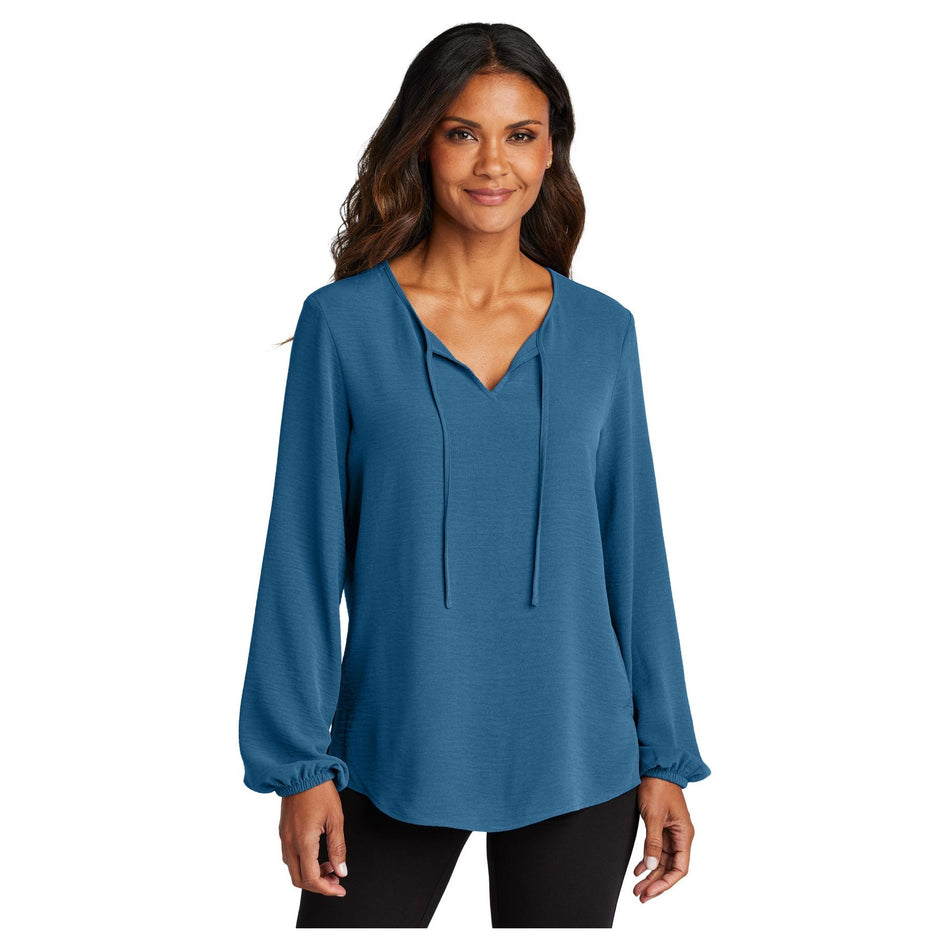 Port Authority ®  Women's Textured Crepe Blouse LW714 - Port Authority LW714