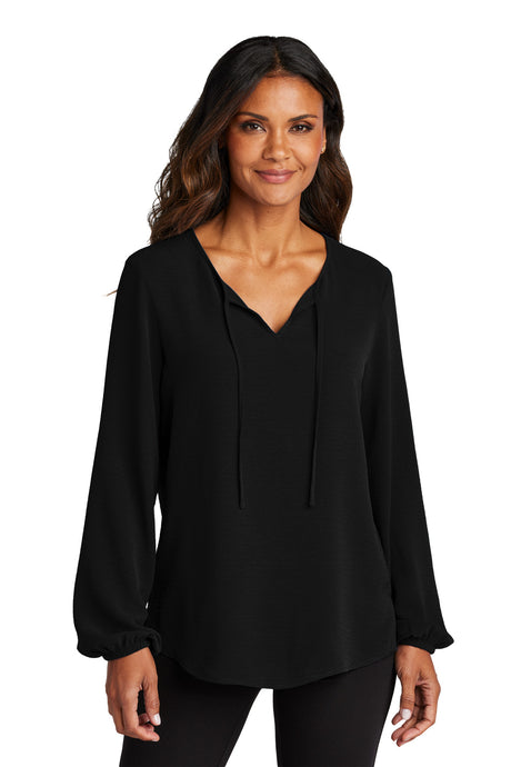 Port Authority ®  Women's Textured Crepe Blouse LW714 - Port Authority LW714
