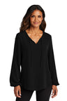 Port Authority ®  Women's Textured Crepe Blouse LW714 - Port Authority LW714