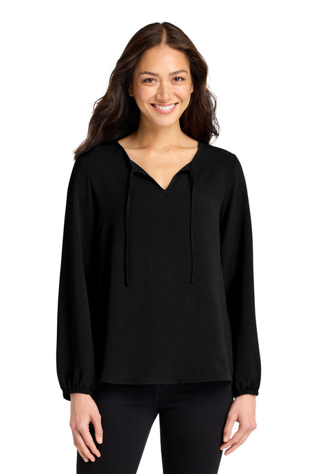 Port Authority LW714 Women's Textured Crepe Blouse
