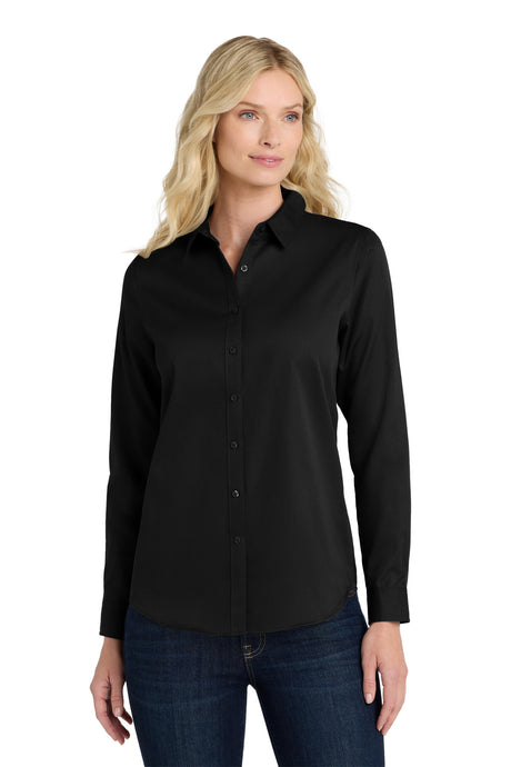 Port Authority ®  Women's Long Sleeve SuperPro React ™ Twill Shirt. LW808 - Port Authority LW808