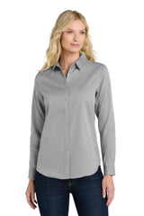 Port Authority ®  Women's Long Sleeve SuperPro React ™ Twill Shirt. LW808 - Port Authority LW808