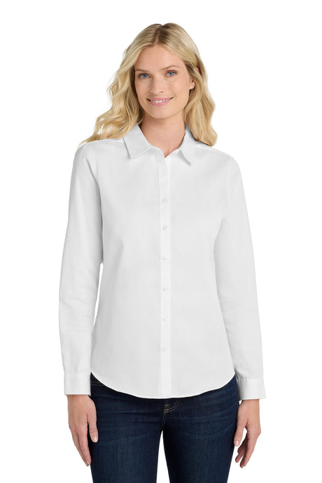 Port Authority ®  Women's Long Sleeve SuperPro React ™ Twill Shirt. LW808 - Port Authority LW808