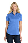 Port Authority ®  Women's Short Sleeve SuperPro React ™ Twill Shirt. LW809 - Port Authority LW809