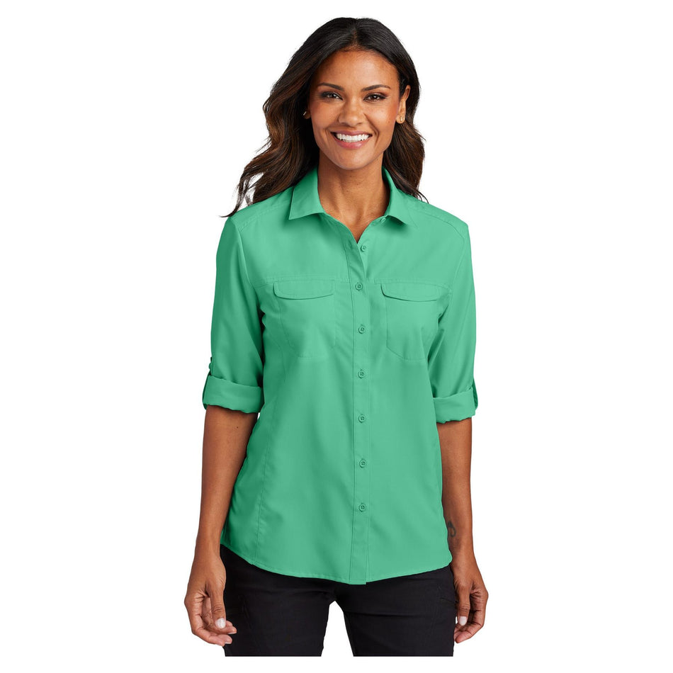 Port Authority ®  Women's Long Sleeve UV Daybreak Shirt LW960 - Port Authority LW960