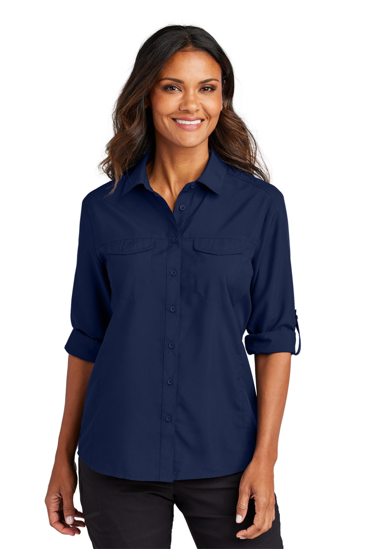 Port Authority ®  Women's Long Sleeve UV Daybreak Shirt LW960 - Port Authority LW960