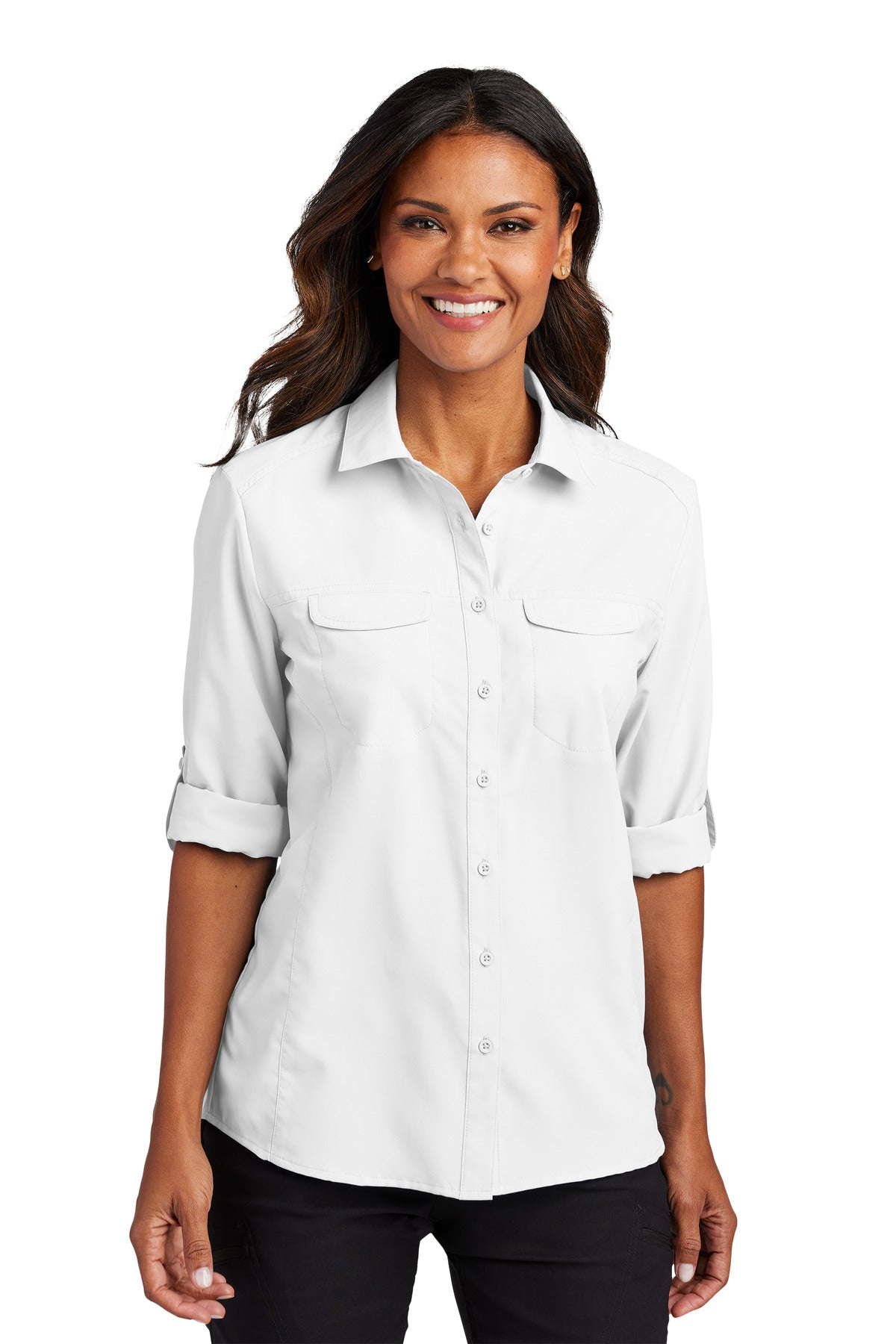 Port Authority ®  Women's Long Sleeve UV Daybreak Shirt LW960 - Port Authority LW960