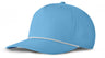 J7256 Clubhouse Performance Rope Cap - Light Blue with White Rope (Front)