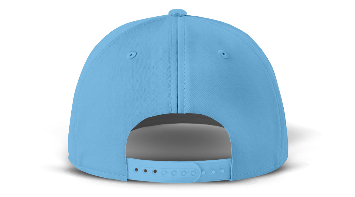 J7256 Clubhouse Performance Rope Cap - Light Blue with White Rope (Back)