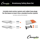 Champion Sports BREAKAWAY SAFETY BASE SET