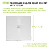 Champion Sports 14" X 14" QUILTED COVER BASE SET