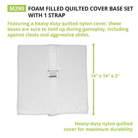 Champion Sports 14" X 14" QUILTED COVER BASE SET