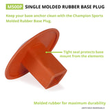 Champion Sports MOLDED RUBBER BASE PLUG
