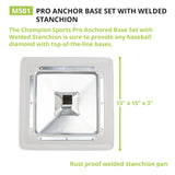 Champion Sports PRO ANCHORED BASE SET 15"