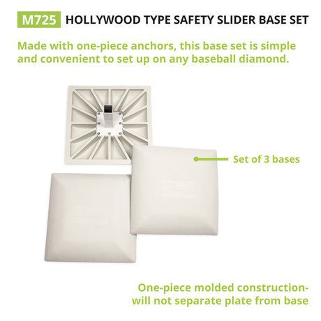 Champion Sports HOLLYWOOD TYPE SAFETY SLIDER BASE SET
