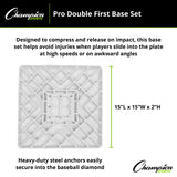 Champion Sports HOLLYWOOD TYPE IMPACT BASE SET