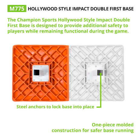 Champion Sports HOLLYWOOD STYLE DOUBLE FIRST BASE