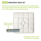 Champion Sports BREAKAWAY BASES, SET OF 3
