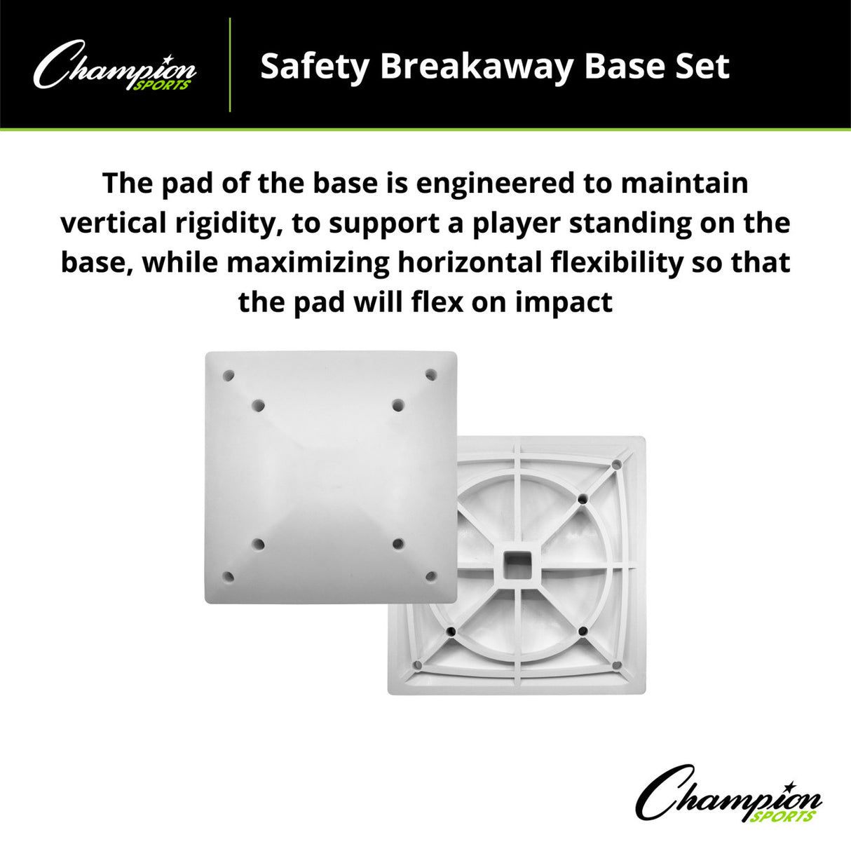 Champion Sports SAFETY BREAKAWAY BASE SET
