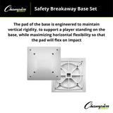 Champion Sports SAFETY BREAKAWAY BASE SET