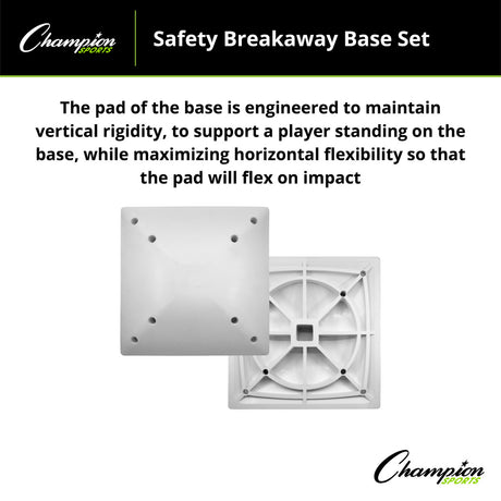 Champion Sports SAFETY BREAKAWAY BASE SET