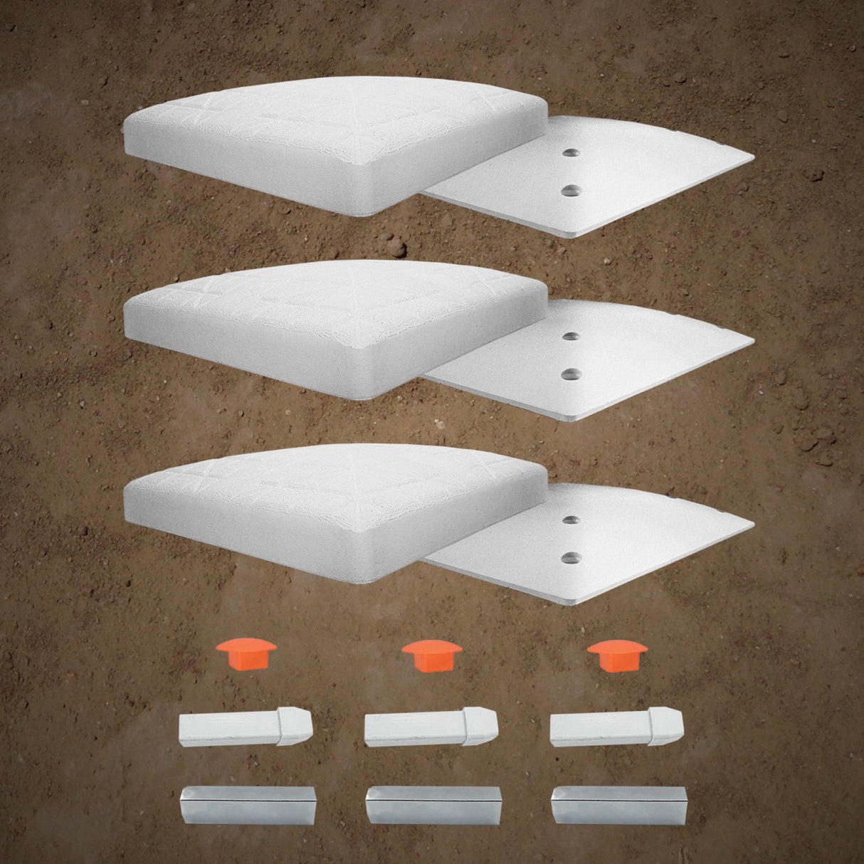Champion Sports SAFETY BREAKAWAY BASE SET