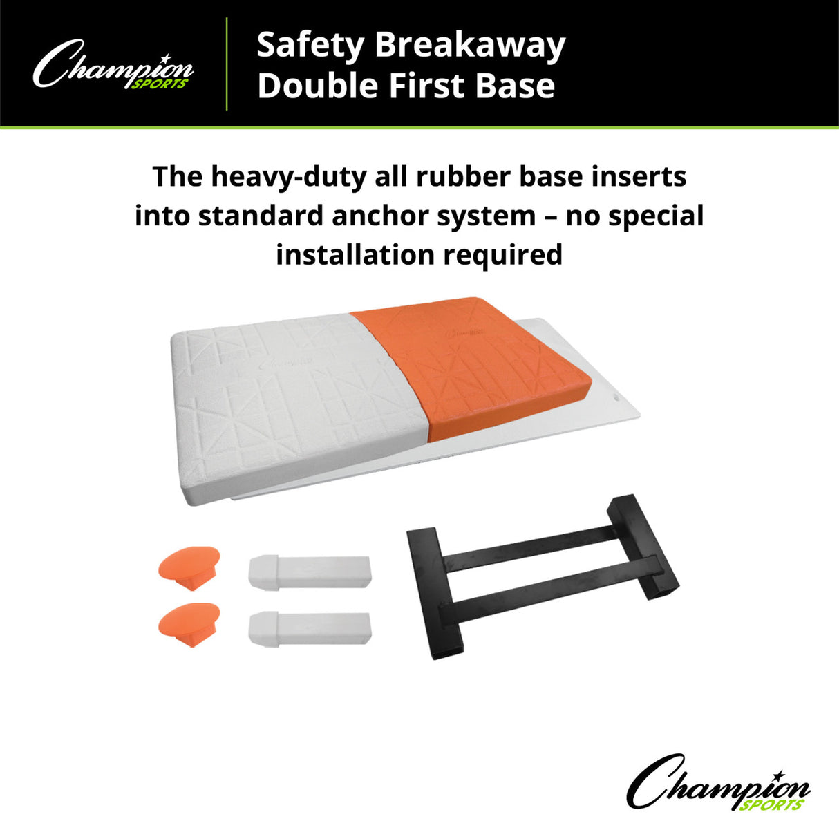 Champion Sports SAFETY BREAKAWAY DOUBLE FIRST BASE