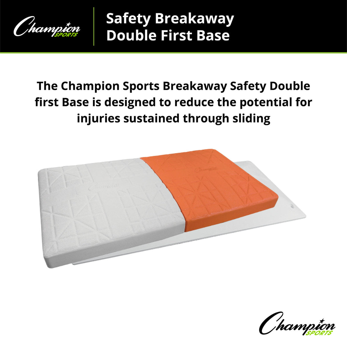 Champion Sports SAFETY BREAKAWAY DOUBLE FIRST BASE