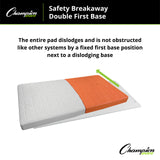 Champion Sports SAFETY BREAKAWAY DOUBLE FIRST BASE