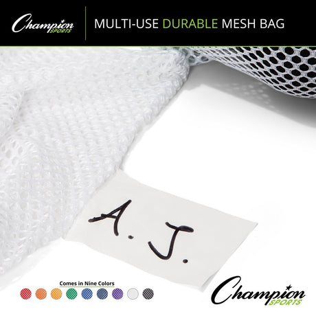 MESH EQUIPMENT BAG 18" X 12" WHITE