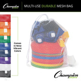 MESH EQUIPMENT BAG 18" X 12" WHITE