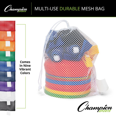 MESH EQUIPMENT BAG 18" X 12" WHITE