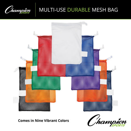 MESH EQUIPMENT BAG 18" X 12" WHITE