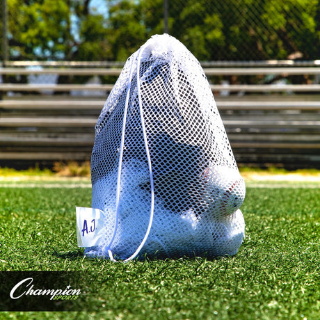 MESH EQUIPMENT BAG 18" X 12" WHITE