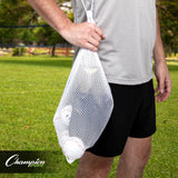MESH EQUIPMENT BAG 18" X 12" WHITE