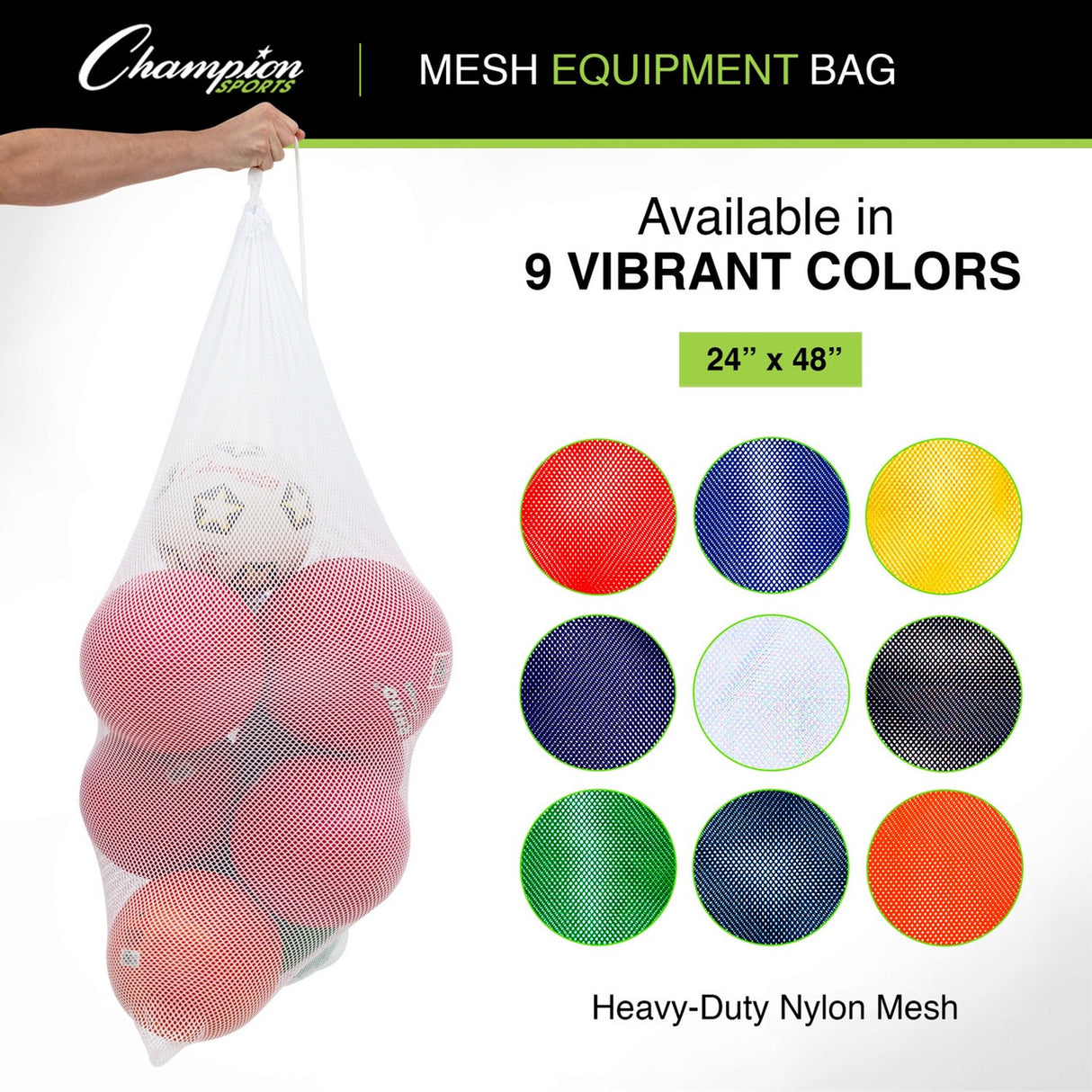 MESH BAG 48 X 24 WHITE