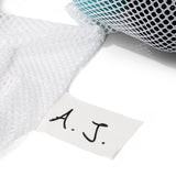 MESH EQUIPMENT BAG WITH SHOULDER STRAP WHITE