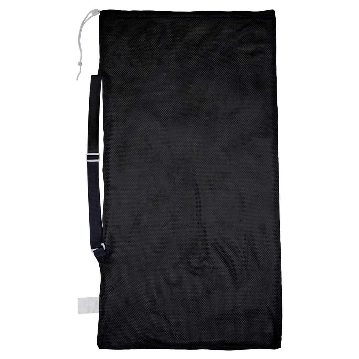 MESH EQUIPMENT BAG WITH SHOULDER STRAP WHITE