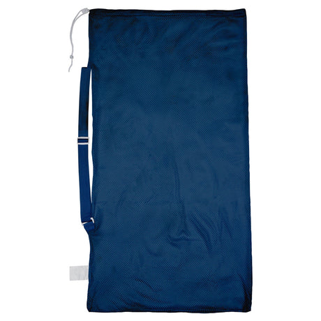 MESH EQUIPMENT BAG WITH SHOULDER STRAP WHITE