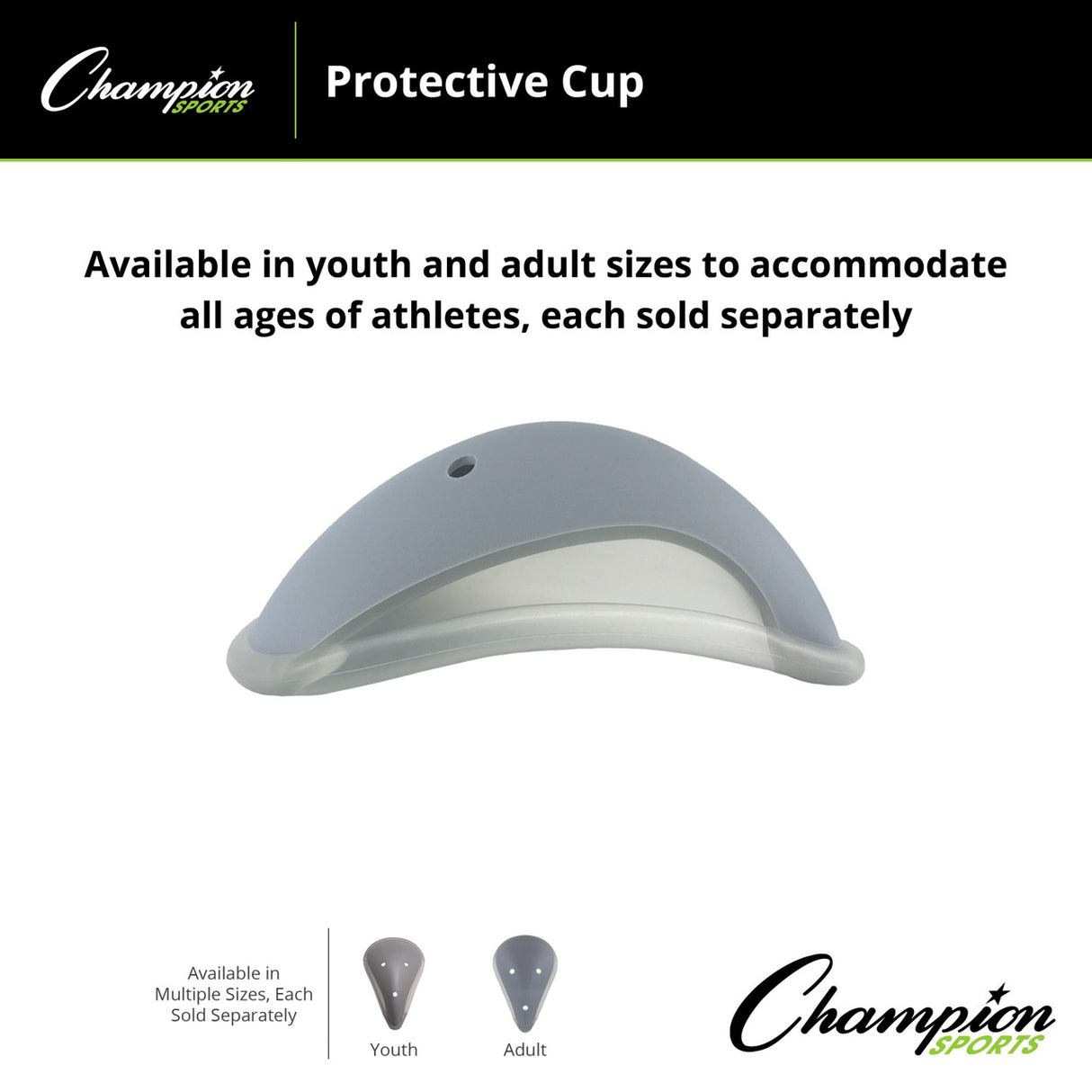 Champion Sports PROTECTIVE ATHLETIC CUP ADULT