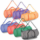 MESH DUFFEL BAG BLACK