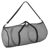 MESH DUFFEL BAG BLACK