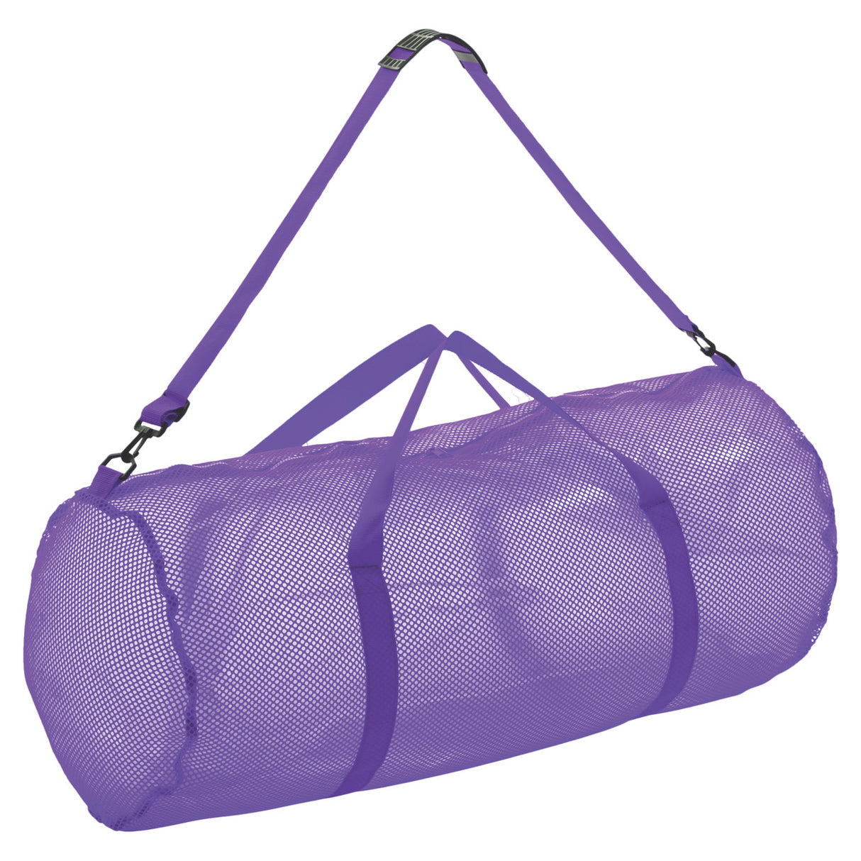 MESH DUFFEL BAG BLACK