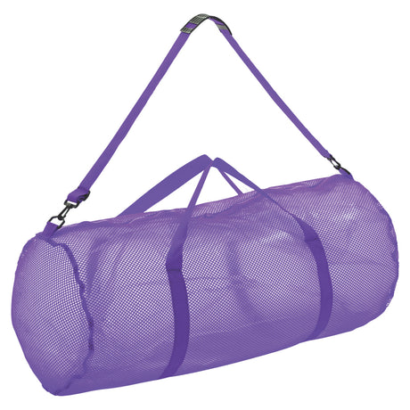 MESH DUFFEL BAG BLACK