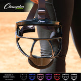 Champion Sports MAGNESIUM SOFTBALL FACEMASK ADULT/BLACK
