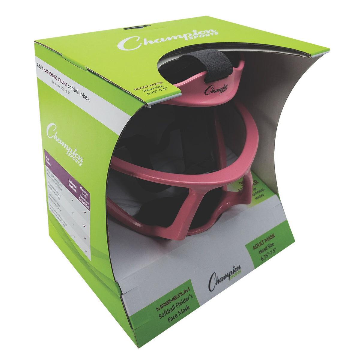 Champion Sports MAGNESIUM SOFTBALL FACEMASK ADULT/BLACK