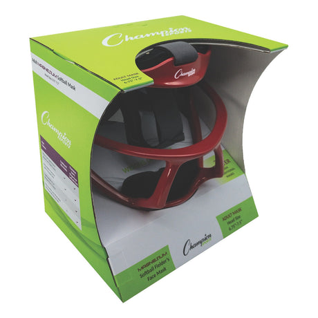 Champion Sports MAGNESIUM SOFTBALL FACEMASK ADULT/BLACK